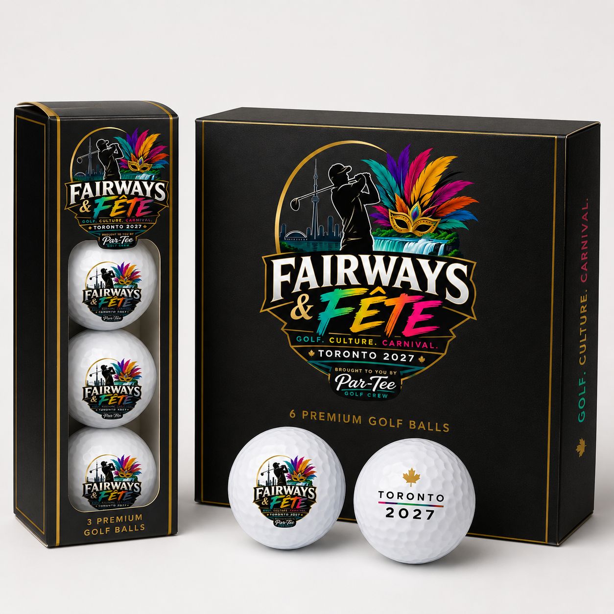 Fairways & Fête Toronto 2027 Premium Golf Balls