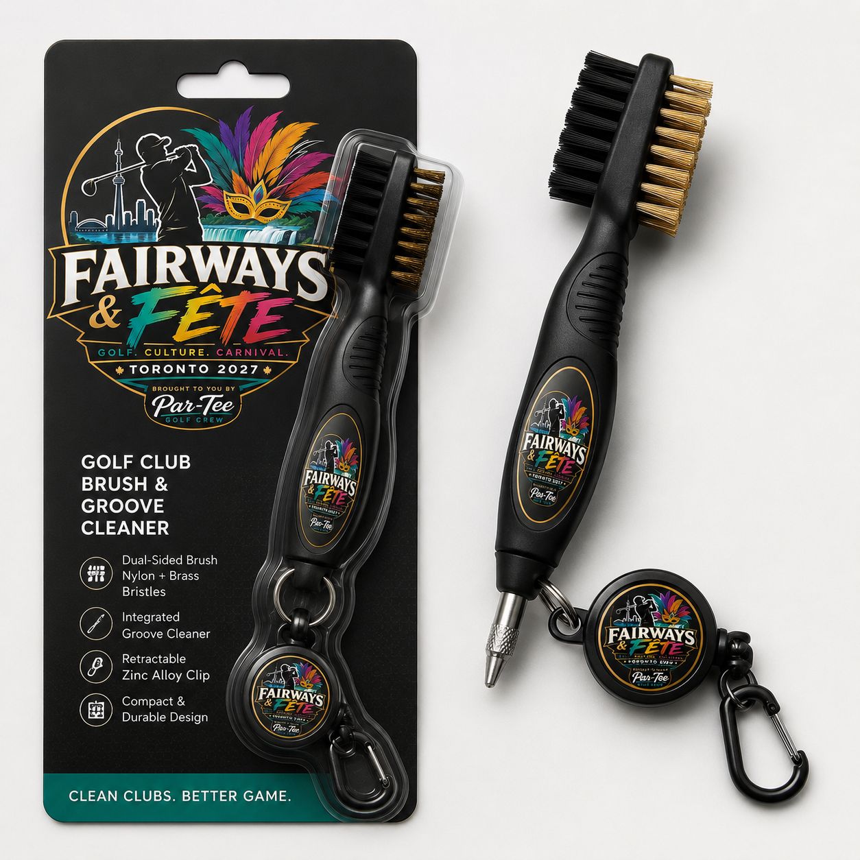Fairways & Fête Toronto 2027 Club Brush & Groove Cleaner