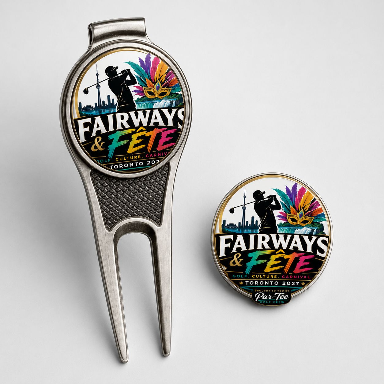 Fairways & Fête Toronto 2027 Divot Tool & Ball Marker